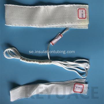 Korrosionsisolering Ceramic Fiber Cloth High Silica Sleeve